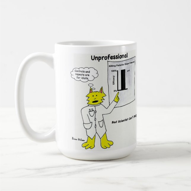 Non professionnel : Mauvaise tasse de scientifique (Gauche)
