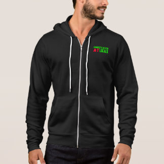 Non vaincu Au Sweat - shirt à capuche Zip Locals
