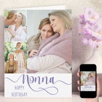 Nonna Calligraphy 3 Photo Bonne Carte Anniversaire