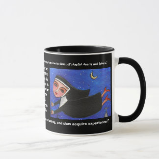 Nonne vilaine de vol - tasse de citations