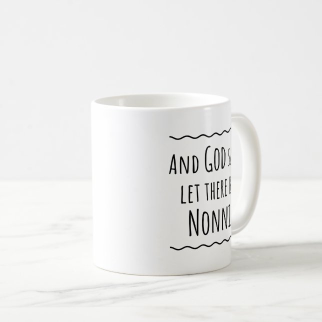 Nonni Grand-mère Italienne Grandma Cadeau Café Mug (Devant droit)