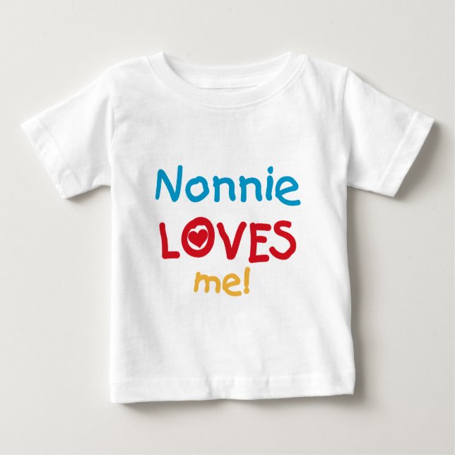 Nonnie aime moi t-shirts et cadeaux (Devant)