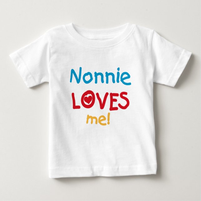 Nonnie aime moi t-shirts et cadeaux (Devant)