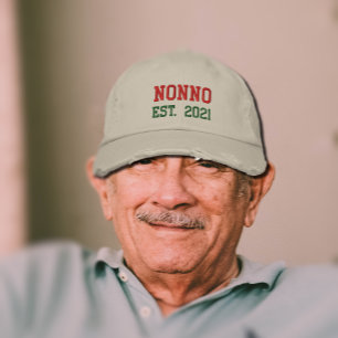 Nonno - est.2021 Casquette de baseball brodé