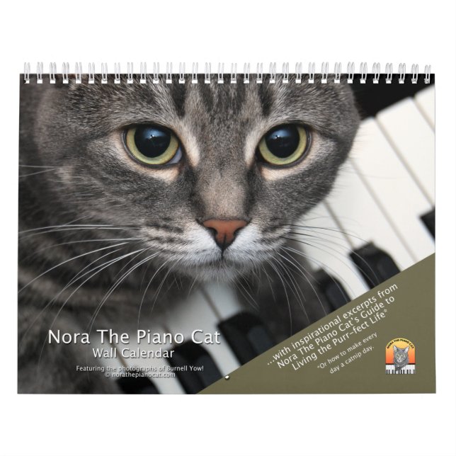 Nora Le Calendrier des chats de piano : Avec des e (Protection)