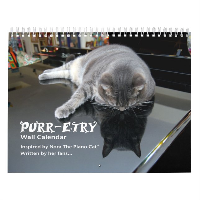 Nora Le Cat Piano Calendrier Purr-etry (Protection)