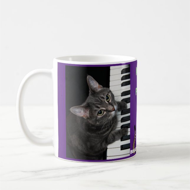 Nora Le Piano Chat Mug 004 (Gauche)