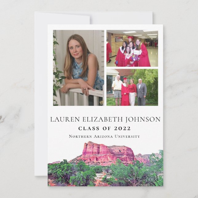 Nord de l'Arizona 3 Faire-part d'obtention d'un di (Devant)