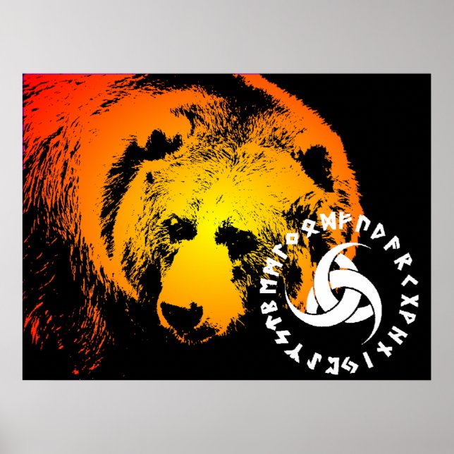 Nordic Bear Poster (Devant)