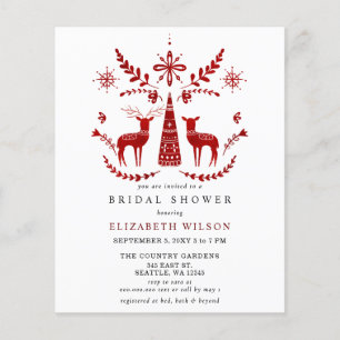 Nordic Buck et Doe Fête des mariées de Noël