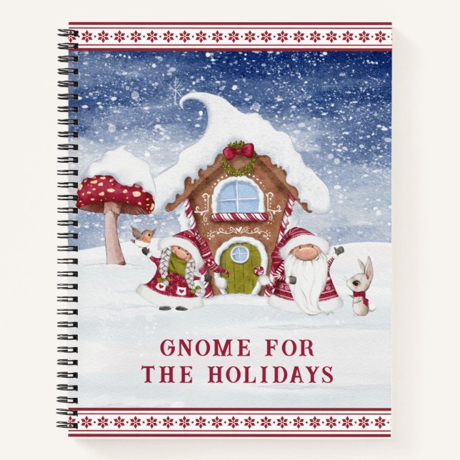 Nordic Gnome pour le Carnet Spiral des Fêtes (Devant)