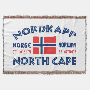 NORDKAPP Norvège jeter la couverture