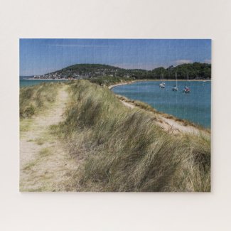 Normandy France Jigsaw Puzzle - Cabourg sand dune
