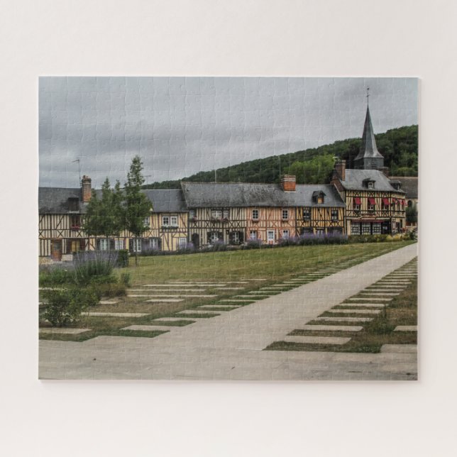 Normandy France Jigsaw Puzzle - Le Bec Hellouin (Horizontal)