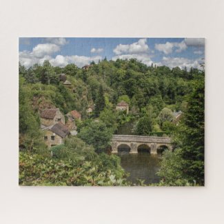 Normandy France Jigsaw Puzzle Saint Ceneri village