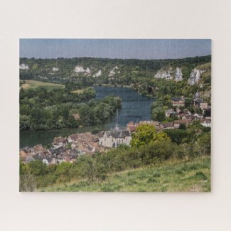 Normandy Jigsaw Puzzle - Les Andelys Seine River