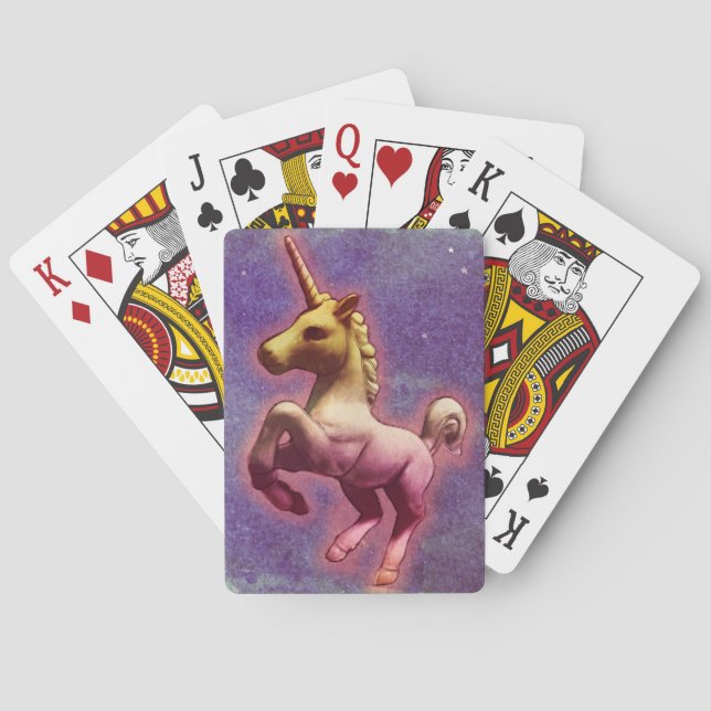 Norme de cartes de jeu de licorne (brume pourpre) (dos)