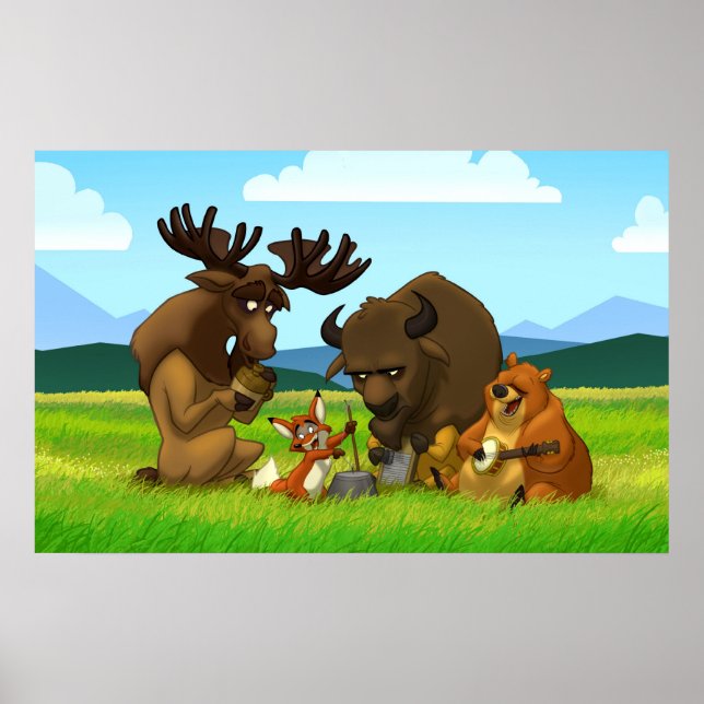 North American Jug Band Poster (Devant)