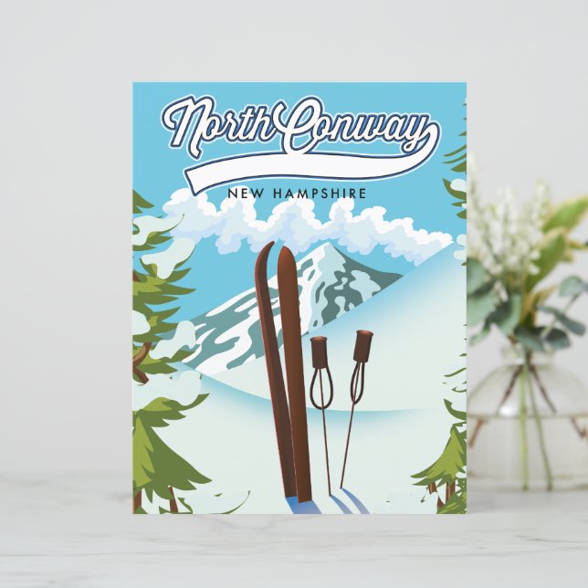 North Conway New Hampshire, pour skier (Debout devant)