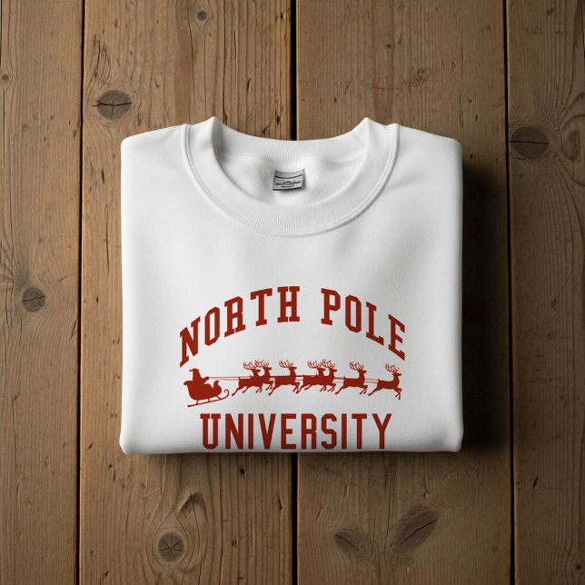 North Pole University Christmas Sweatshirt (Créateur téléchargé)