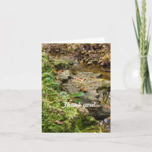 North Wears Creek Rock Bed Carte de remerciements