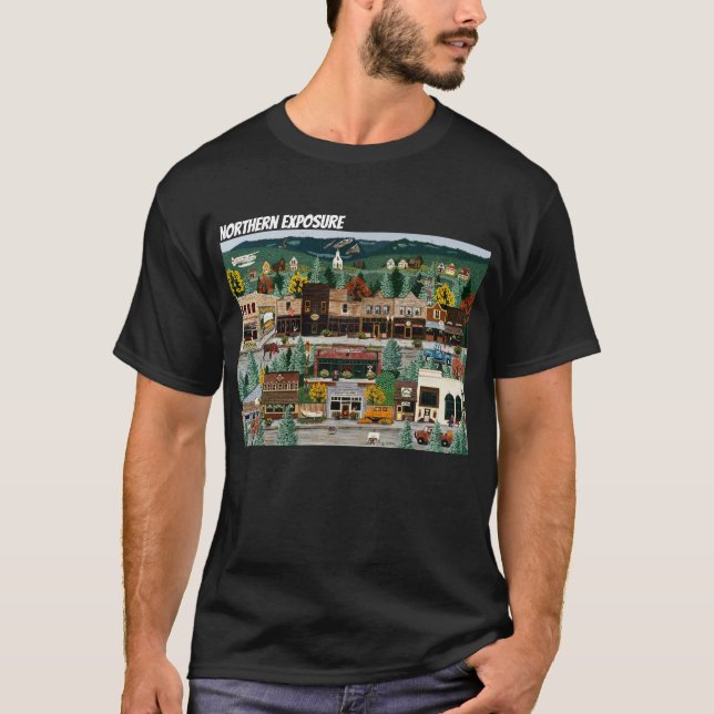 "Northern Exposure" ~ Roslyn, Washington T-Shirt (Devant)