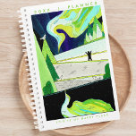 Northern Lights Happy Place Planner<br><div class="desc">Restez organisé et inspiré avec notre planificateur mensuel non daté qui vous offre une magnifique illustration des aurores boréales enchanteresses. Découvrez les vibes joyeuses et joyeuses mises en valeur par les couleurs vives et l'art unique original, qui s'adressent aux femmes qui apprécient à la fois la fonctionnalité et la créativité...</div>
