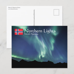 Northern Lights North Norway Carte postale