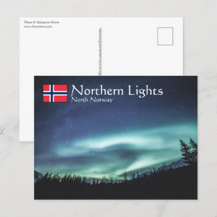 Northern Lights North Norway Carte postale