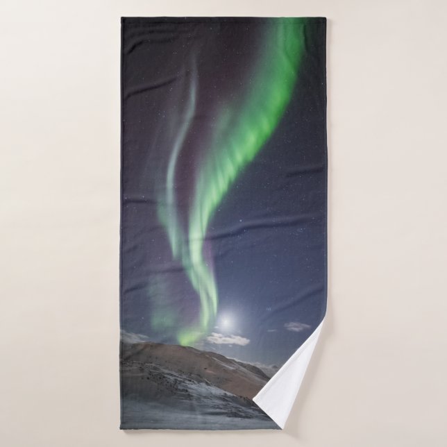 Northern Lights Norvège (Serviette de bain)