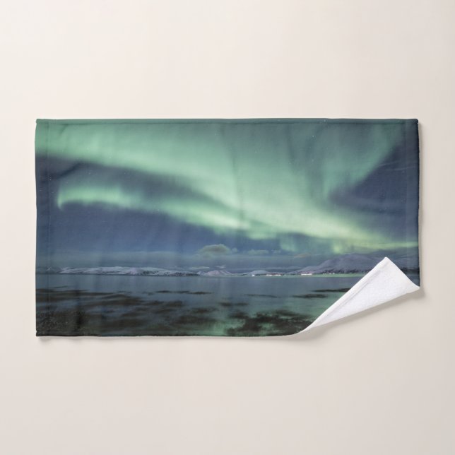 Northern Lights Norvège (Serviette à main)