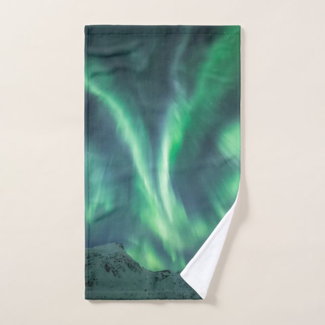 Northern Lights Norvège (Serviette à main)