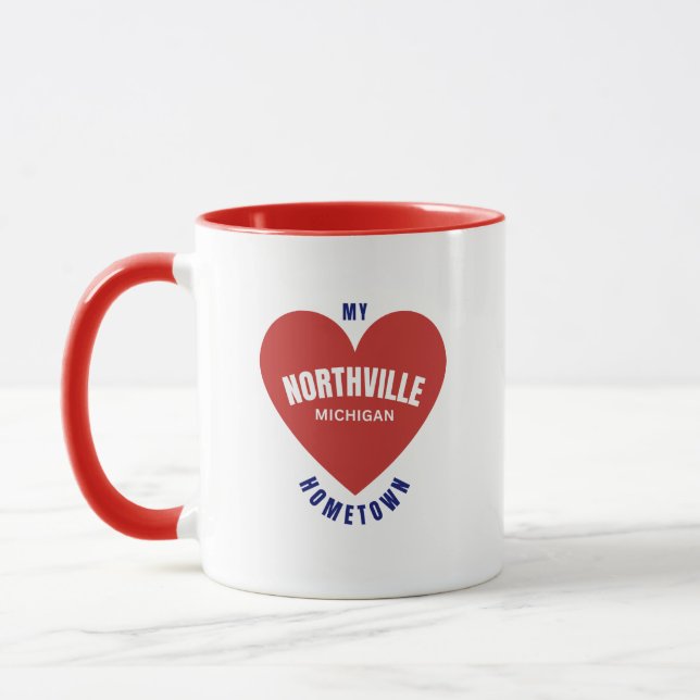 Northville Michigan Hometown Coffee Mug (Gauche)