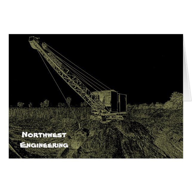 NORTHWEST ENGINEERING CRANE OPÉRATEUR DARK ART (Devant horizontal)
