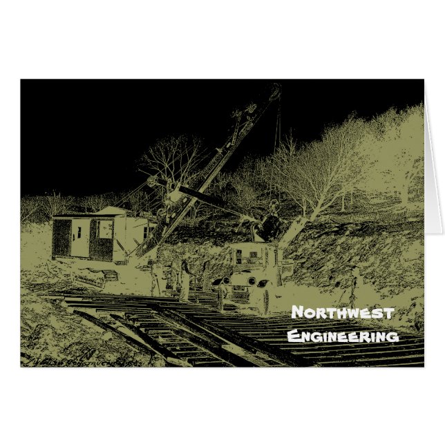 NORTHWEST ENGINEERING CRANE OPÉRATEUR DARK ART (Devant horizontal)