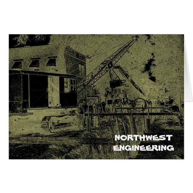 NORTHWEST ENGINEERING CRANE OPÉRATEUR DARK ART (Devant horizontal)