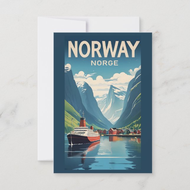 Norvège de texte personnalisé (Devant)
