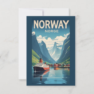 Norvège de texte personnalisé
