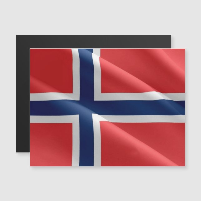 Norvège - Drapeau d'agitation - (Devant / Derrière)