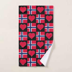 Norvège Drapeau et Motif de coeur Norwegian Pride