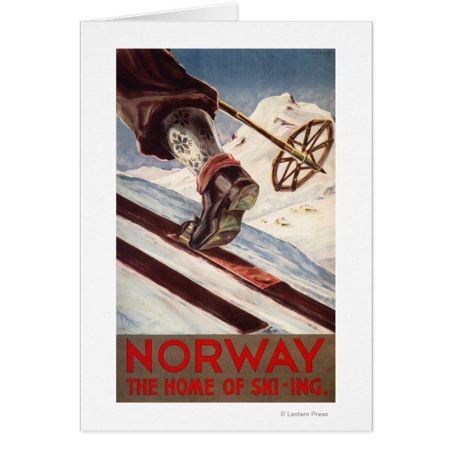 Norvège - La maison du ski (Devant)