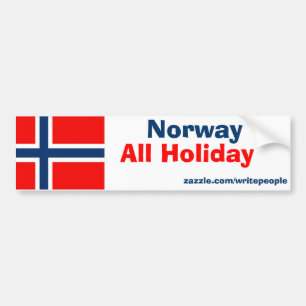 Norway tous les stickers pare-chocs vacances