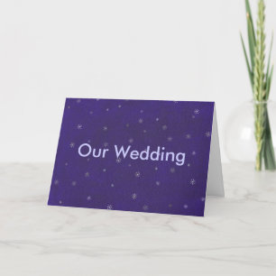 Nos cartes de mariage bleu Mariage, Flèches de nei