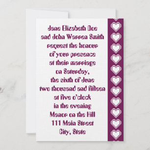 Nos Coeurs 8 bits dans la Faire-part de mariage du