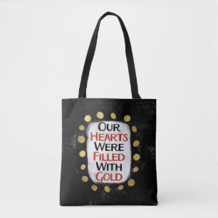 Nos Coeurs Étaient Sac fourre-tout Or