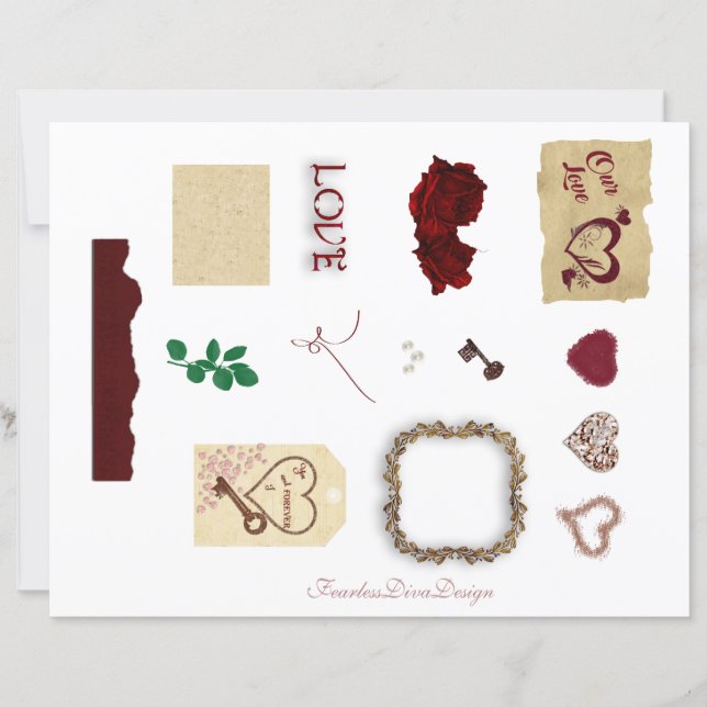 Nos Embellistions de journal de junk d'amour (Devant)