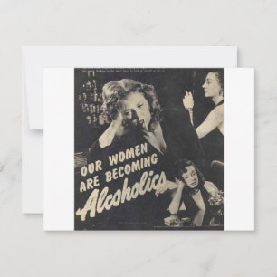 Nos femmes deviennent alcooliques !