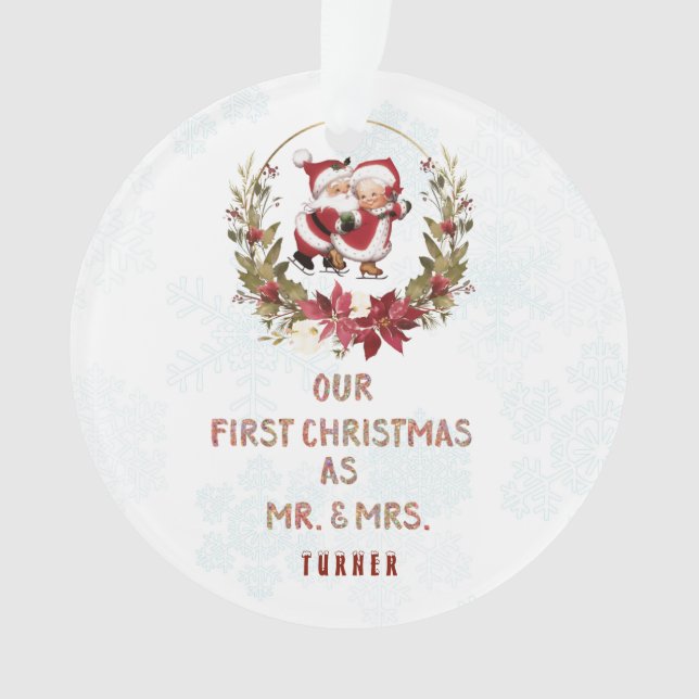 Nos premiers flocons de neige Poinsettia (devant)