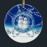 Nos premiers ornements de Noël Snowman<br><div class="desc">Nos premiers ornements de Noël Snowman. © TDSwhite</div>