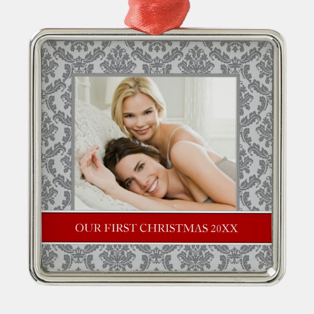 Nos premiers ornements de vacances de photo de (Devant)